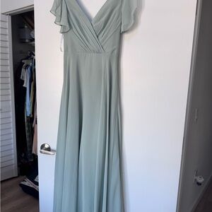 David’s Bridal Bridesmaid Dress in Sage